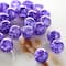 Purple Crackled Quartzite Round Beads, 8mm by Bead Landing&#x2122;